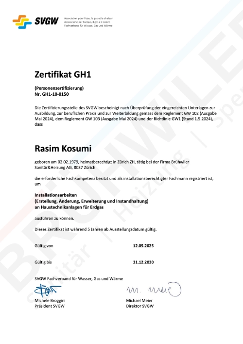 Bestätigung öffnen