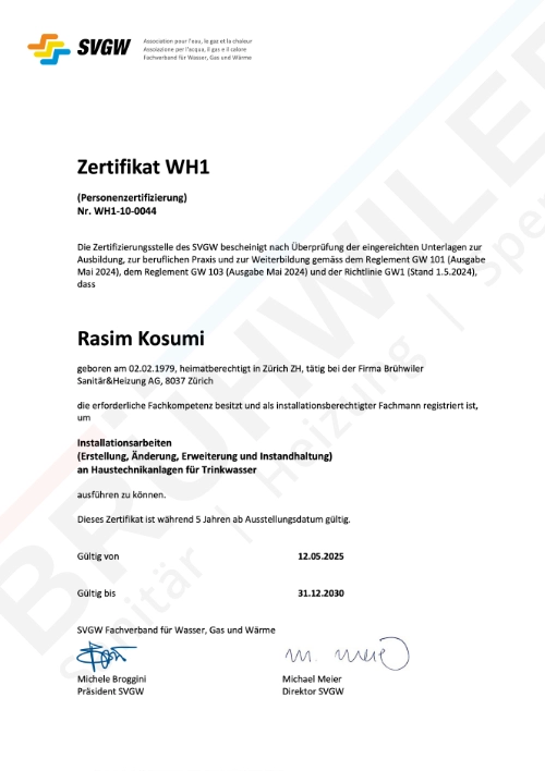 Bestätigung öffnen